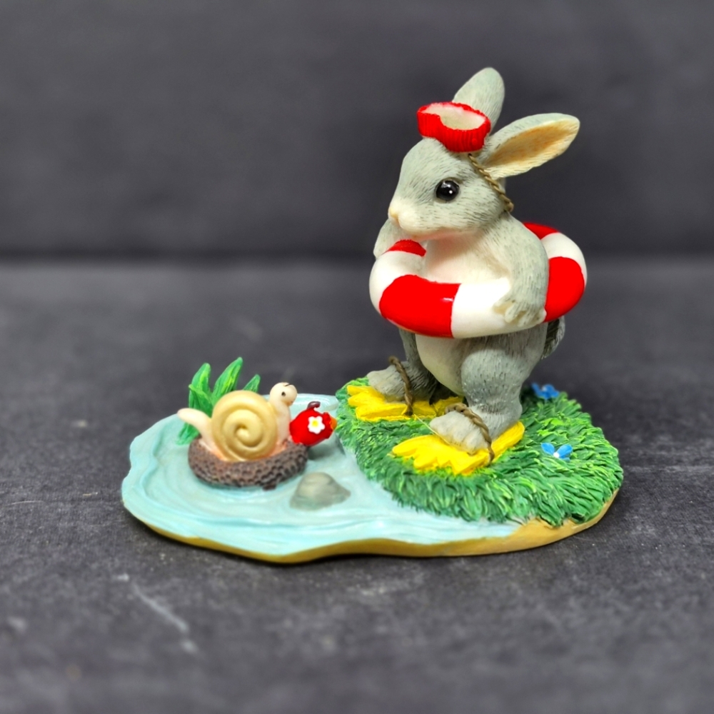 Fitz And Floyd Charming Tails "Come On In The Waters Fine" Figurine
